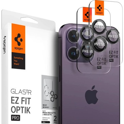 2x Kameraglas für iPhone 17 Pro Max/14 Pro Spigen Objektivschutzglas Hartglas