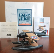 Hallmark Legends in Flight Curtiss R3C-2 Seaplane 1:48 Scale QHA1002