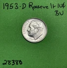 1953 D Roosevelt Dime 10c BU Uncirculated Mint State 90% Silver