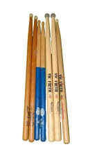Set Of Used Drum Sticks 7 Total 3 Sets Zildjian And Vic Firth