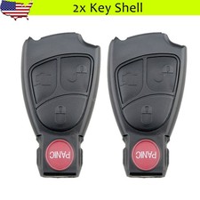 2 For Mercedes Benz C230 C240 C320 Clk320 E320 S430 S500 Remote Key Fob Shell