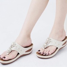 Elegant White Women's Sandals