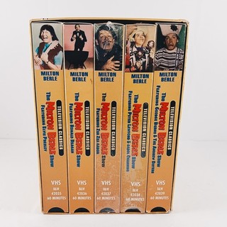 Pre Owned Television Classics: The Milton Berle Show 5 Pack VHS Box Set