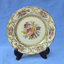 Rosenthal Queens Bouquet Continental Ivory bread & butter or dessert plate