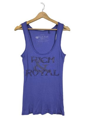 RICH & ROYAL Tanktop Damen Top Gr. DE 38 helllila Casual-Look