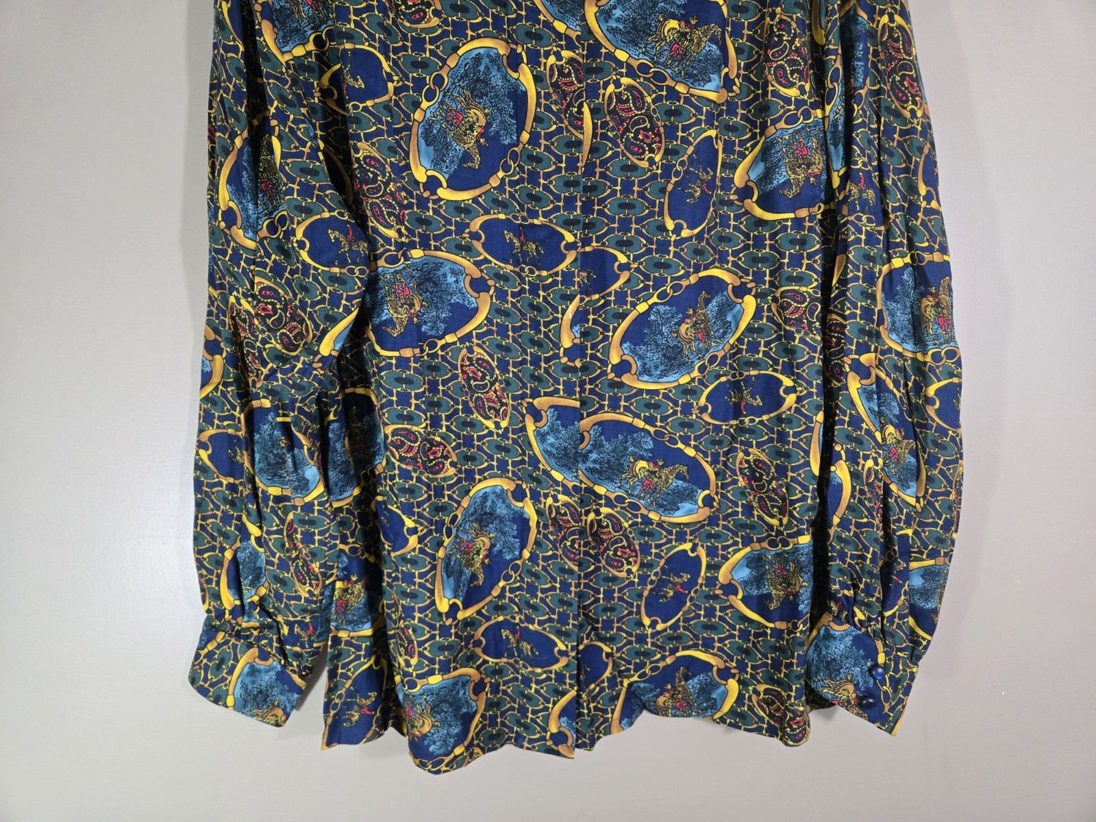 Vtg Sophisticates By Pendleton Green Paisley Eque… - image 10