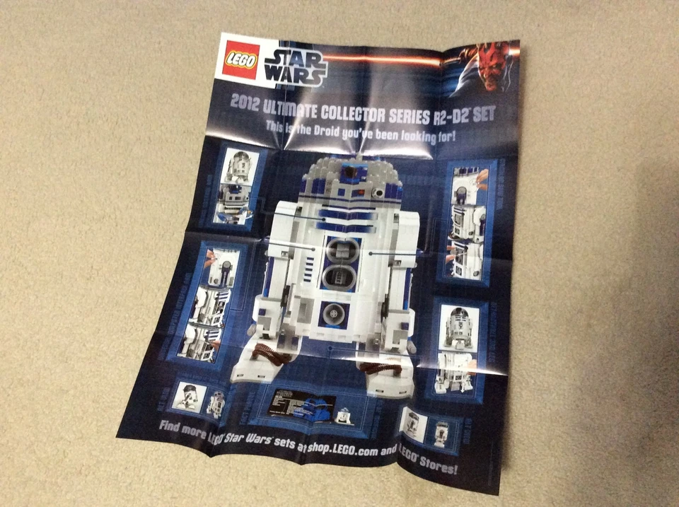 LEGO Star Wars UCS Promo Poster Lego Store 10225 R2-D2 LE 15,349 of 48,480 - Image 2 of 2