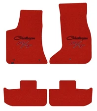 Lloyd Velourtex Mat Set for '17-22 Challenger w/Red on Black Challenger w/Red on