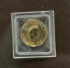 5 Dollar Goldm&uuml;nze von 1991 Elizabeth II. Canada 1/10 OZ Feingold 999