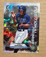 Xavier Edwards - 2021 Bowman Positional Promise #POS-XE Atomic Refractor /150