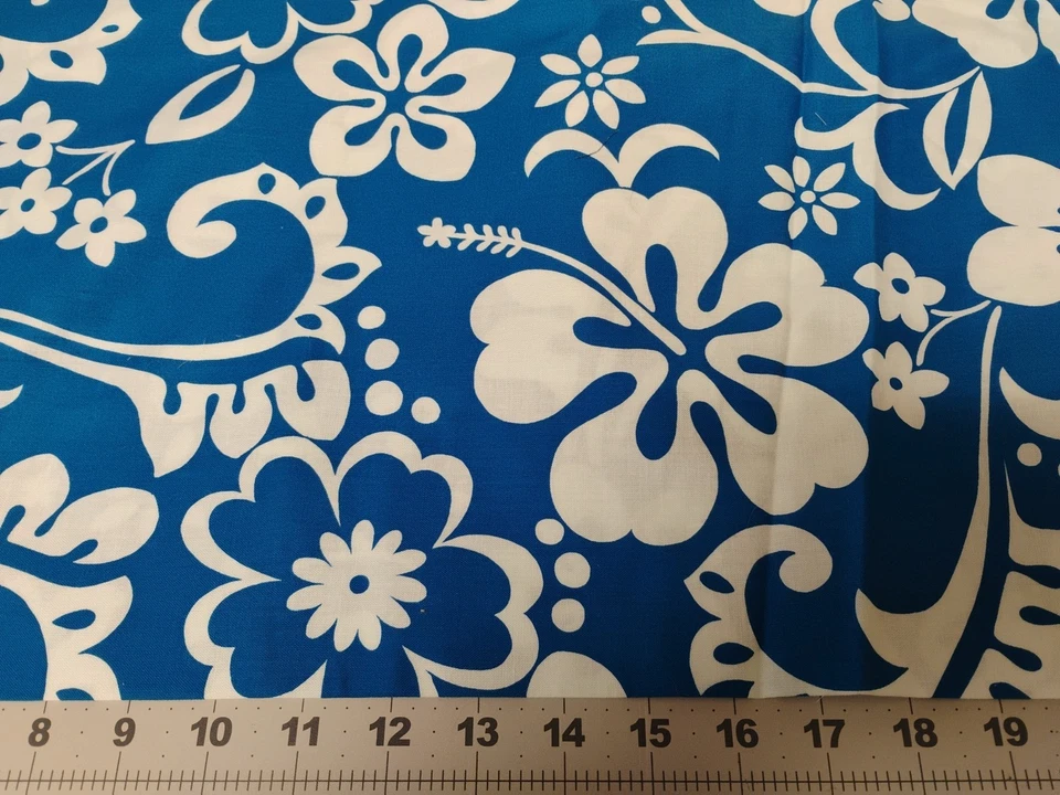 10 Plus Yards Cotton Alexander Henry Tropical Fabric Vintage Ken Phillip De Leon - Image 2 of 4