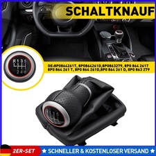 2 Stück Schaltknauf Schaltsack für Audi A3 S3 8P 8PA 6-Gäng 8P0864261D 2er Set