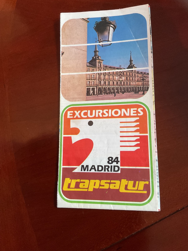 Vintage~ 1984 MADRID EXCURSIONES 