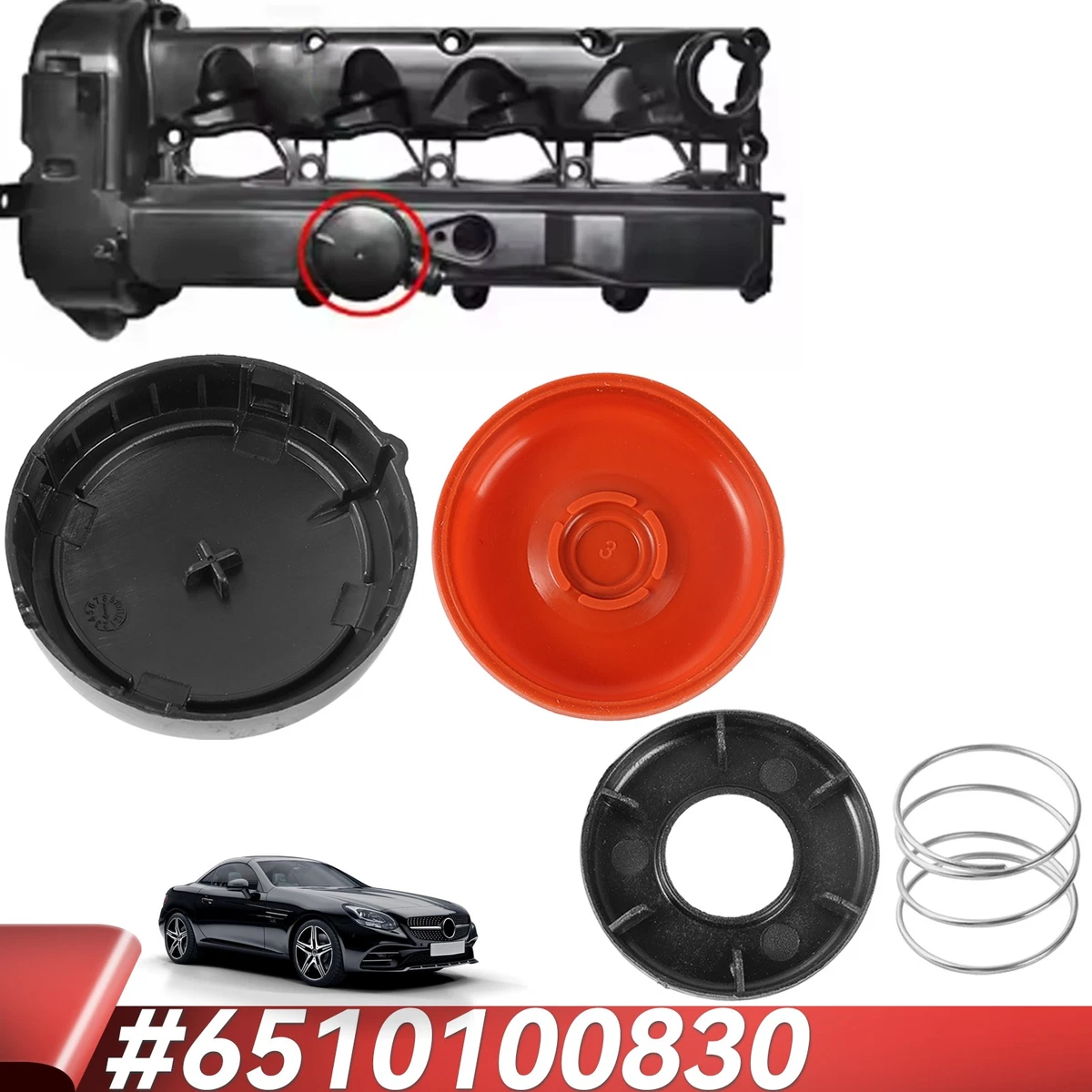 Guarnizione Valvola Testa Cilindro Originale Germany Per Mercedes-Benz C230 03-05: Ricambio OE 2710160921 - 2