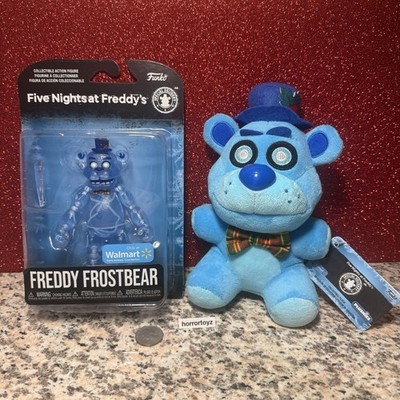 SET Funko Five Nights at Freddy's Freddy Frost Bear Plush Walmart Exclusive Lot