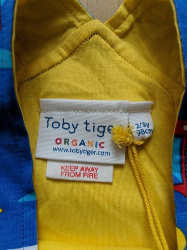 Toby Tiger Jungen Body blau bunt Größe 98 - Bild 4 von 5