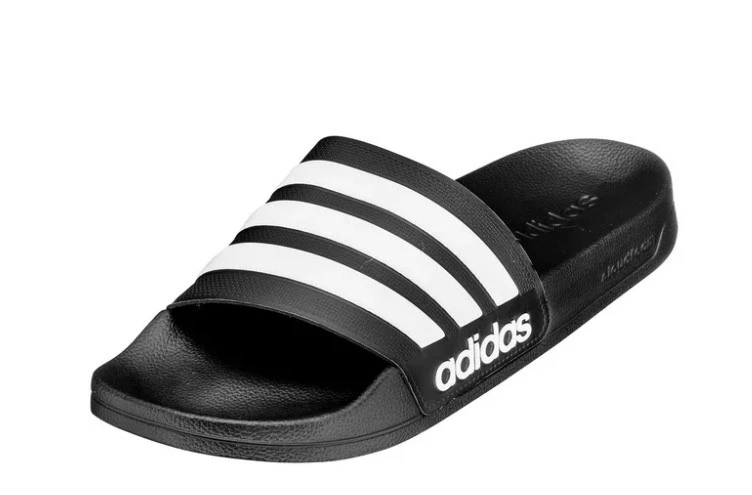 adidas Black Striped Sandals for Men for sale | eBay