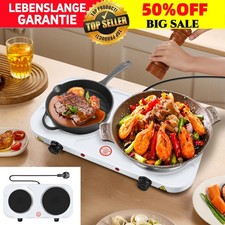 Elektrisch Kochplatte 2500W 1000W Einzel Doppel Kochfeld Herdplatte Tragbar