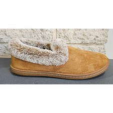 Skechers Women's Cozy Campfire Slippers, Chestnut Brown, Faux Fur Lining Sz 8.5