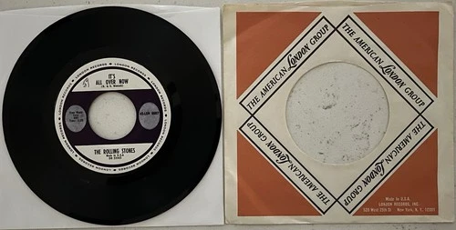 The Rolling Stones~It’s All Over Now/Good Times Bad Times/45-NM+Vinyl/EXLabels