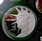 1776-2026 Enduring Liberty S SILVER Half DollarProf IN HAND #2