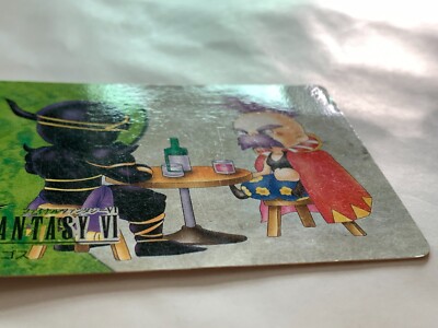 Shadow FINAL FANTASY VI FF6 SQUARE ENIX japanese 1994 card Japan