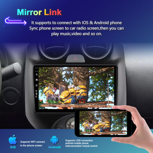 Android 14 For Nissan Micra K13 2010-2017 CarPlay Car Stereo Navi DAB+ Head Unit - Picture 10 of 18