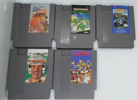 Dr. Mario, John Elway's QB, Turbo Racing, Double Dribble, TMNT NES con manual