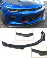 PRIMER BLACK Front Lip Splitter Fits 16-Up Camaro SS | 19-Up LT LS Refresh Style