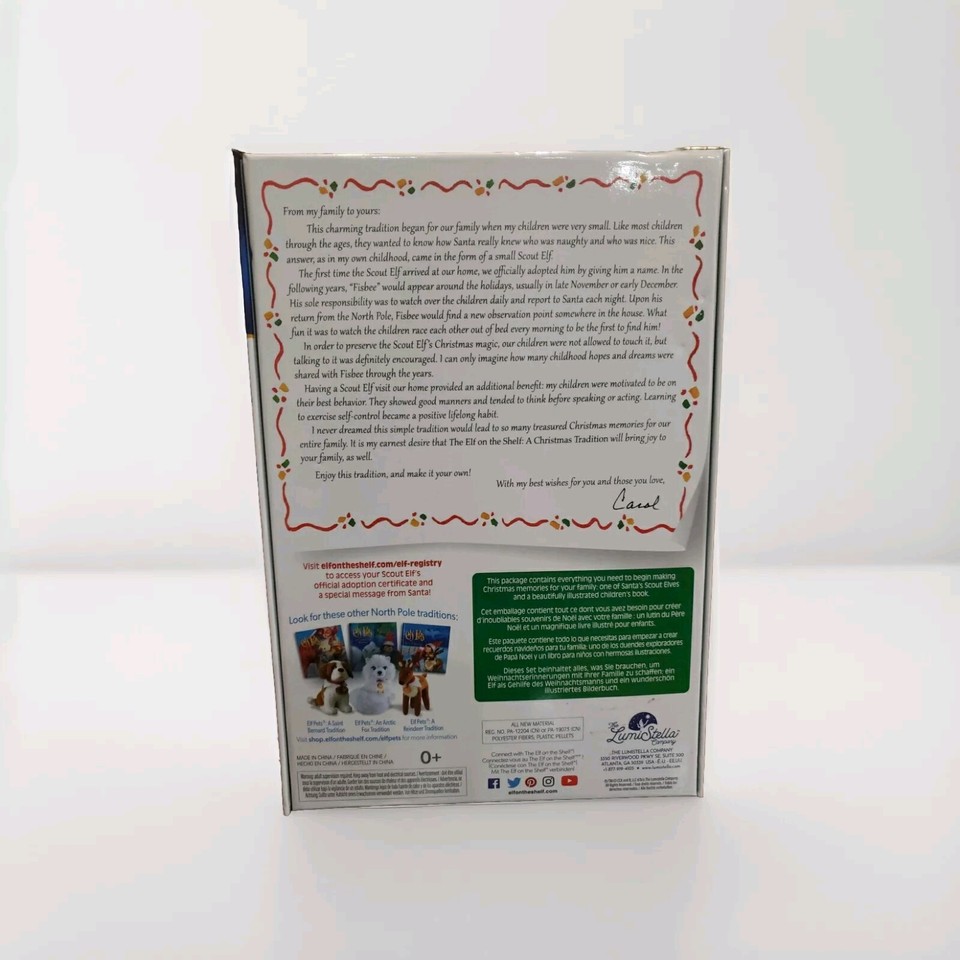 Elf on the Shelf A Christmas Tradition BrownEyed Boy Dark Scout Elf