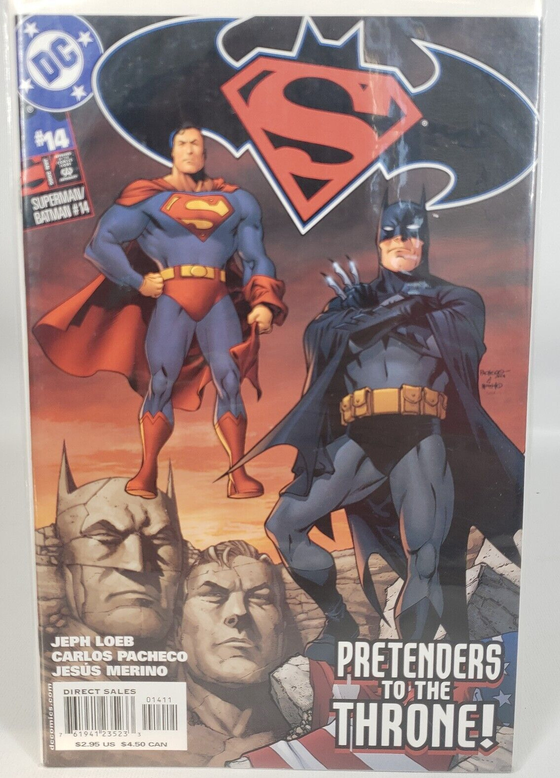 Superman Batman #14 2005 DC Comics Pretenders to the Throne Boarded Bagged