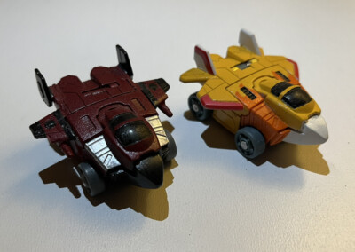 Transformers Bot Shots Custom Thrust Sunstorm  Repaint