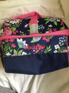 Nwot Pottery Barn Kids Retro Lunch Bag Snack Box Monogram Mackenna