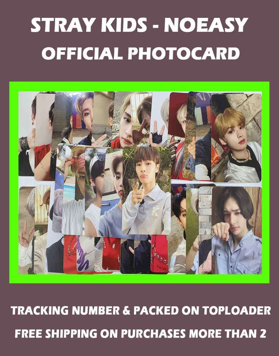 STRAY KIDS - 2nd Album NOEASY OFFICIAL PHOTOCARD | eBay