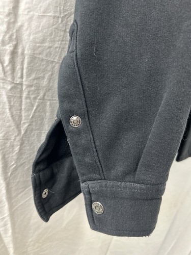 Harley Davidson Shirt Jacket Fleece Coat Lightweight Men’s Size L Flaw - Picture 2 of 14