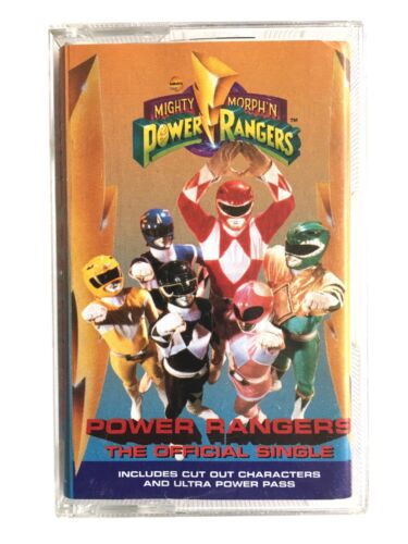 Mighty Morphin Power Rangers - The Official Single - Cassette Single 74321253034 - Photo 1/3