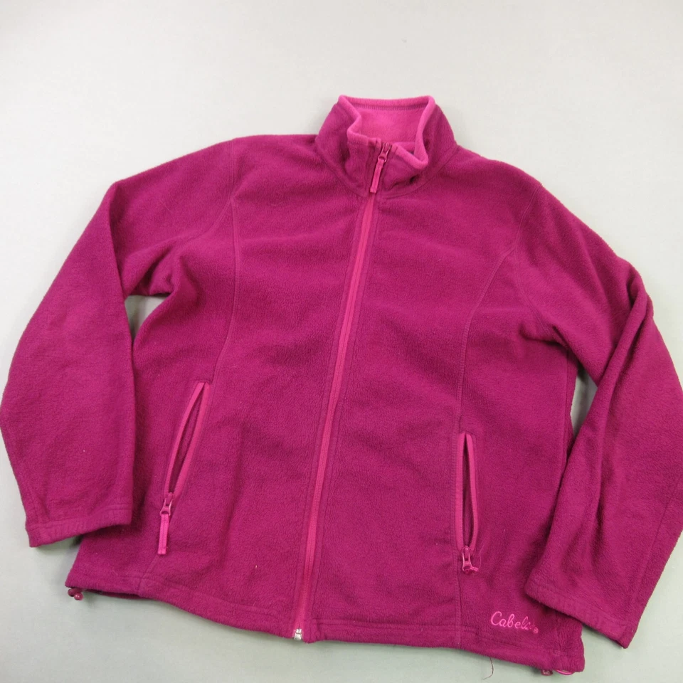 Cabelas Jacket Womens Large Long Sleeve Full Zip Lightweight Casual - Image 2 of 4