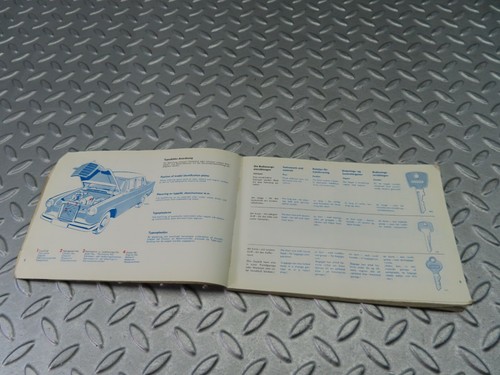 ⚙8000⚙ Mercedes-Benz W110 190C Owner's Manual Handbook 1105841696 - Picture 3 of 10