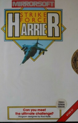 Strike Force Harrier (Mirrosoft 86) for ST (2 Disc, Box, Manuals) works