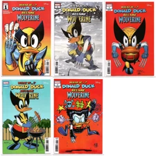 What if . . .? Donald Duck Became Wolverine #1 MAIN Cover A B C D E Set LOT 2024