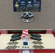 2004-2008 TOYOTA SOLARA GENUINE TCMC FRONT BRAKE PAD SET WITH SHIMS 04465AZ204
