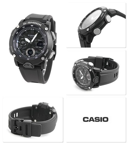 CASIO G-SHOCK GA-2000S-1A BLACK ANALOG DIGITAL MEN'S WATCH 2Y WARRANTY GA-2000 - Picture 12 of 13