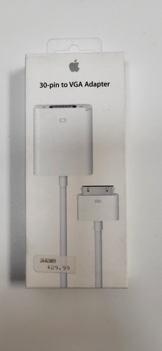 Apple Genuine A1368 VGA Adapter for iPad, iPhone, iPod Touch New Sealed - 第 1/3 張圖片