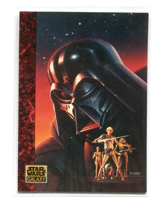 1993 Topps Star Wars Galaxy Series 1 The Art of #59 An Evil Darth