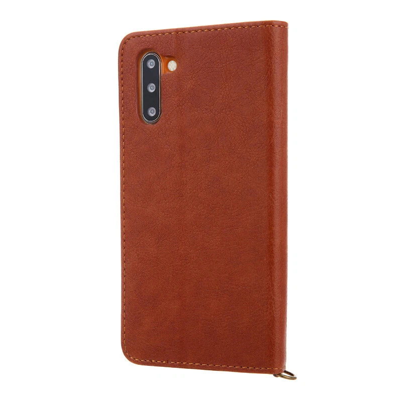 Magnetic Wallet Case Card Slot Leather Flip Cover for Samsung Galaxy A14 A34 A54 - Image 4 of 4