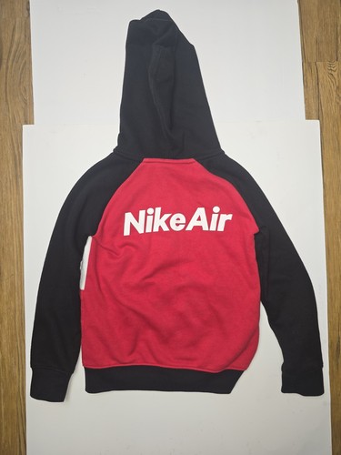 Nike Air Red White Black Full Zip Hoodie Boys Size 5 or XS Pre-Owned - Picture 2 of 6