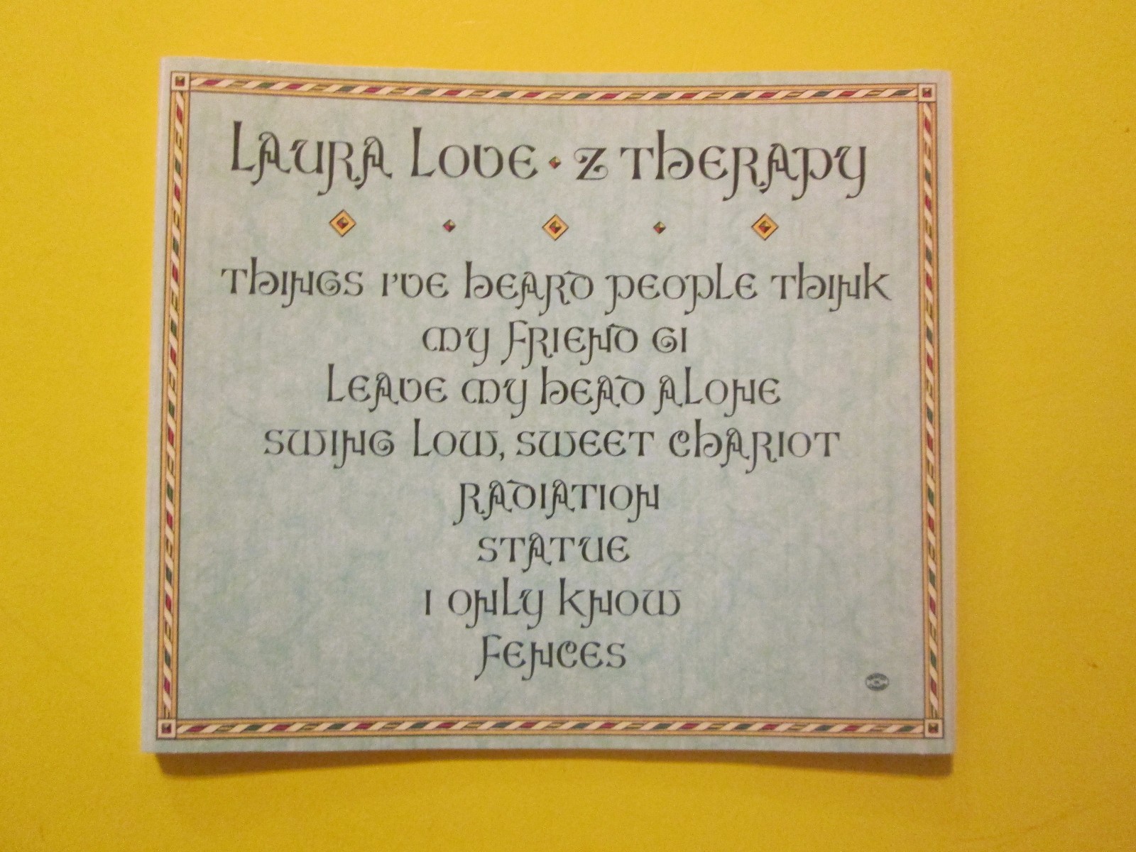 Z Therapy by Laura Love (CD, Jul1994, Deep River Records) for sale