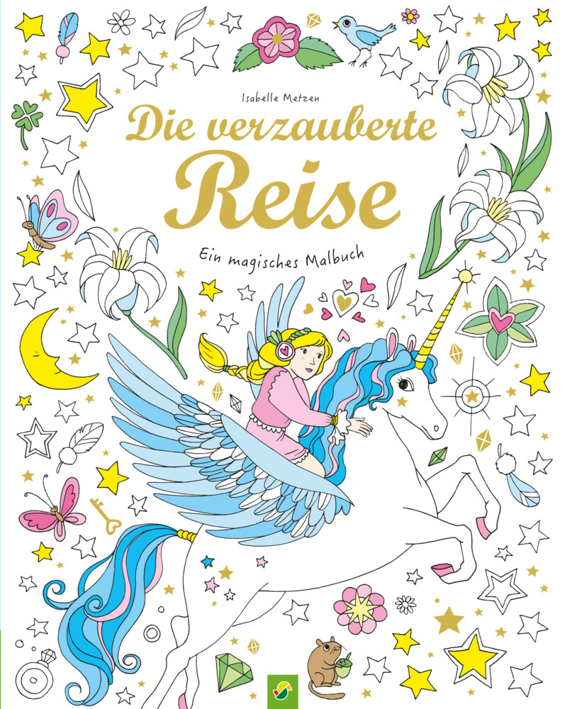 Thumbnail - Die Verzauberte Reise | Ein Magisches Malbuch Für Kinder Ab 5 Jahren |
