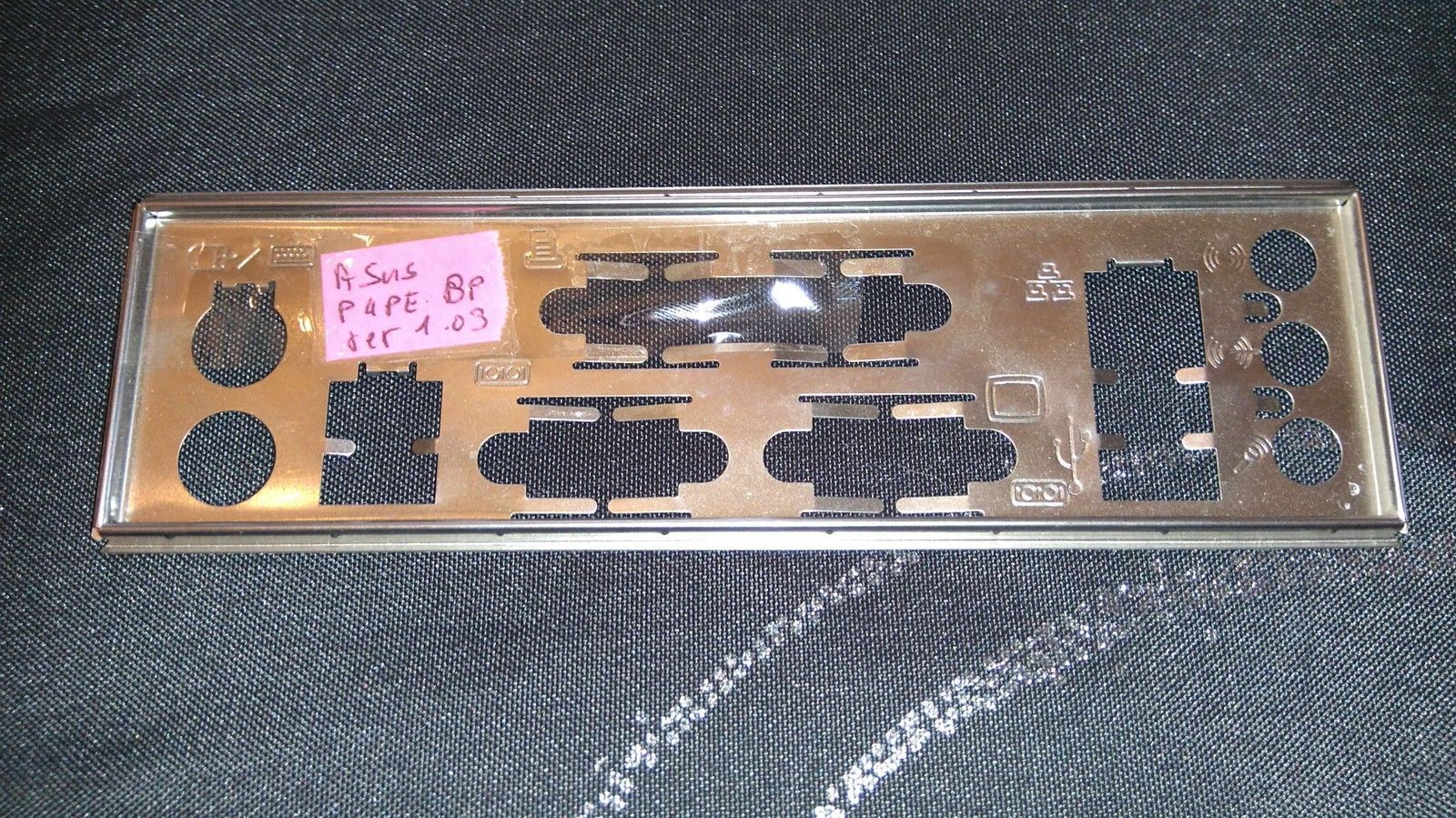 Panneau I/O ASUS P4P8T REV 1.02 - Plaque Arrière Shield Pour Carte Mère - Occasion