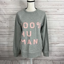 Everlane Womens Sweatshirt Size Small Gray 100 Human French Terry Cotton